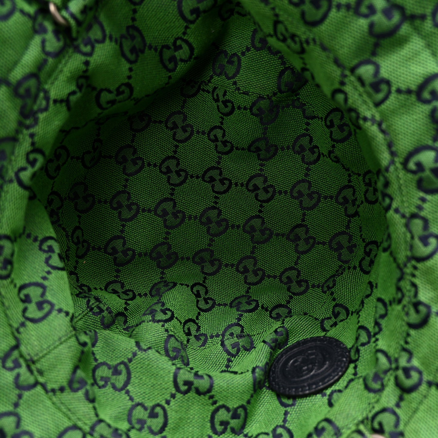 Monogram Multicolor Reversible Self-Tie Bucket Hat S Green Blue