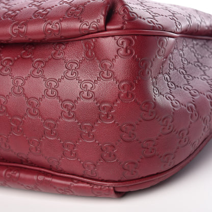 Gucci Soft Guccissima Medium Emily Hobo Classic Ruby 6 of 9