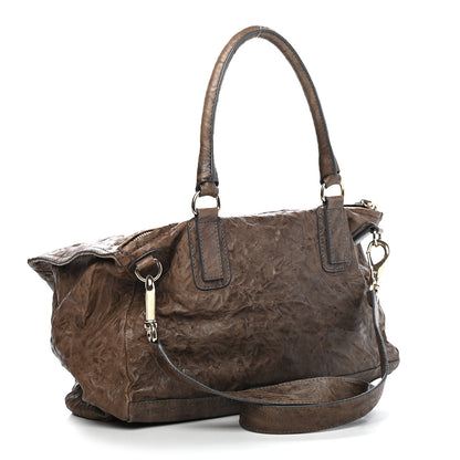 Givenchy Tumbled Sheepskin Large Pandora Brown 3 of 13