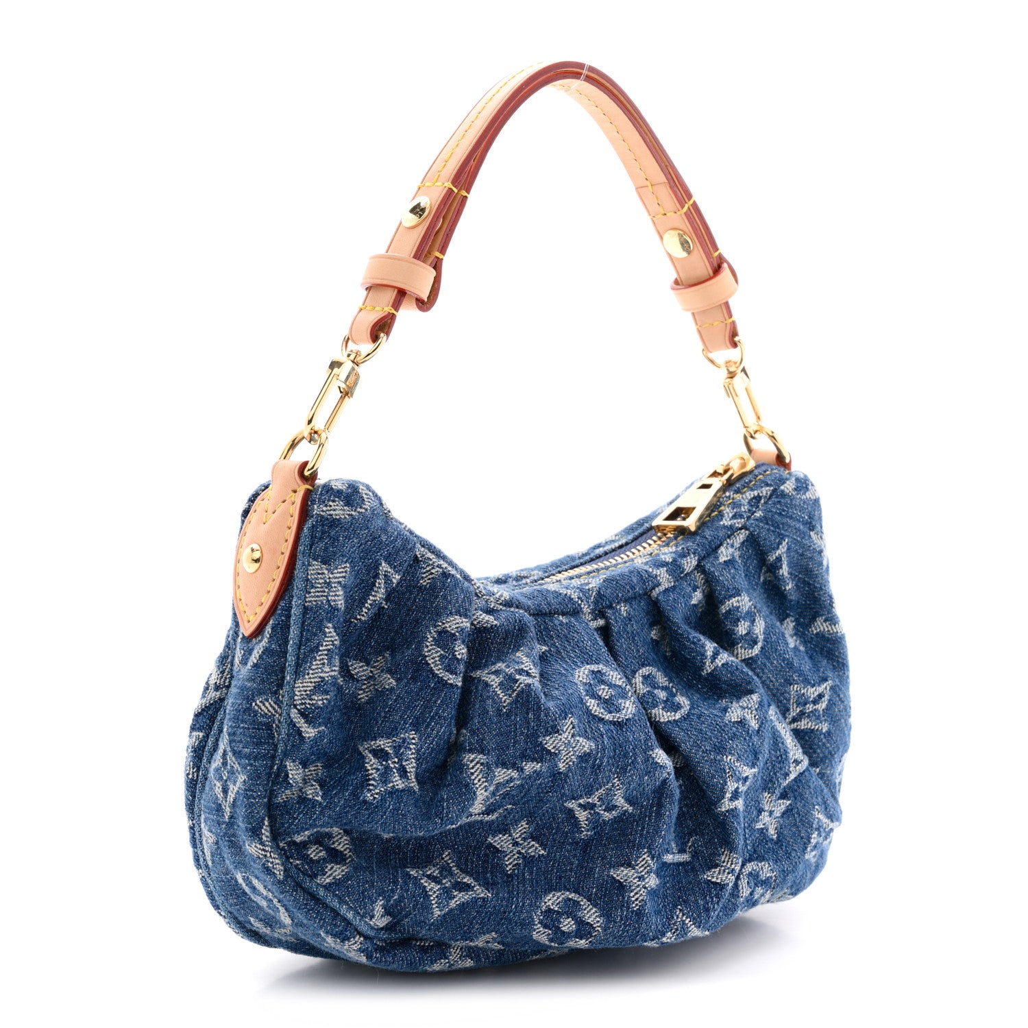 Louis Vuitton Monogram Denim Pochette Valley Blue 3 of 10