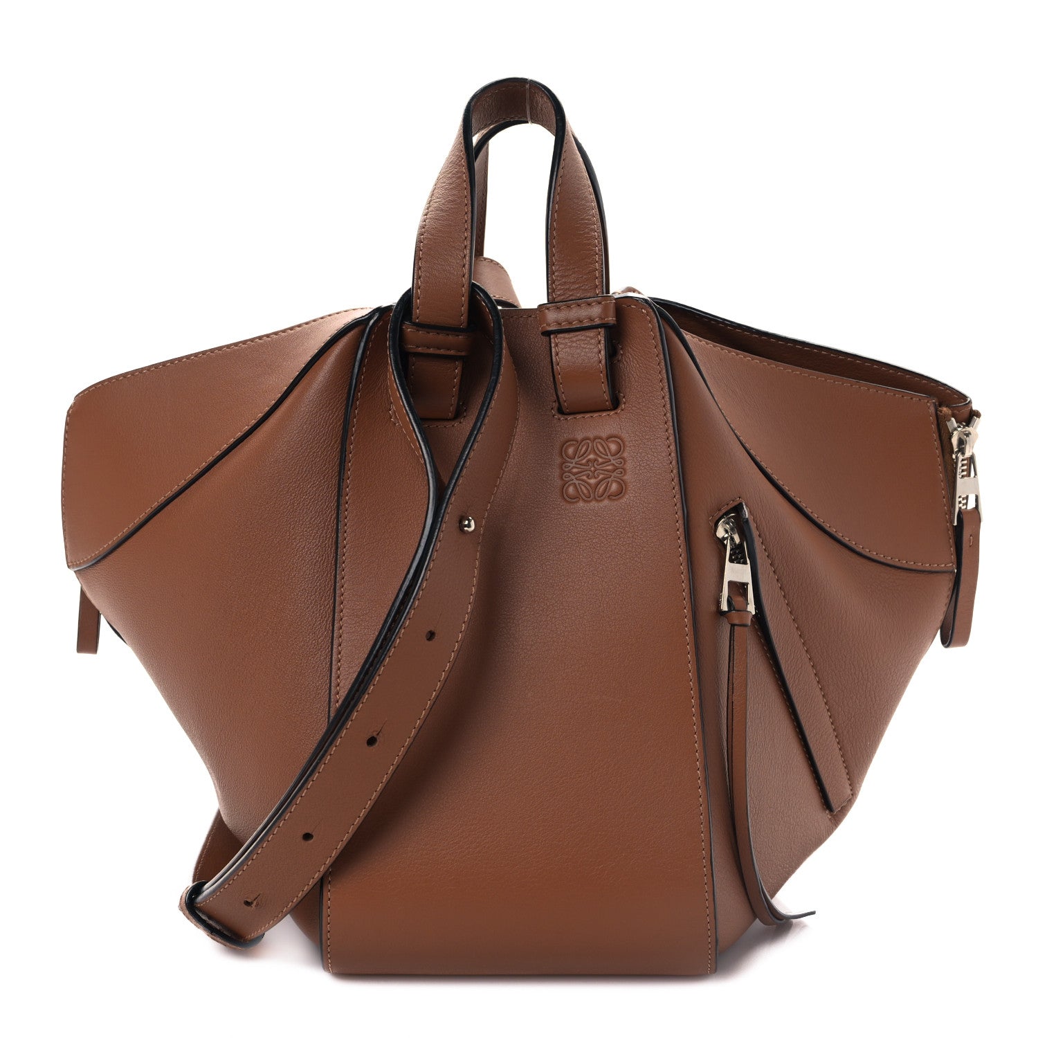 Loewe Calfskin Small Hammock Shoulder Bag Tan 1 of 8