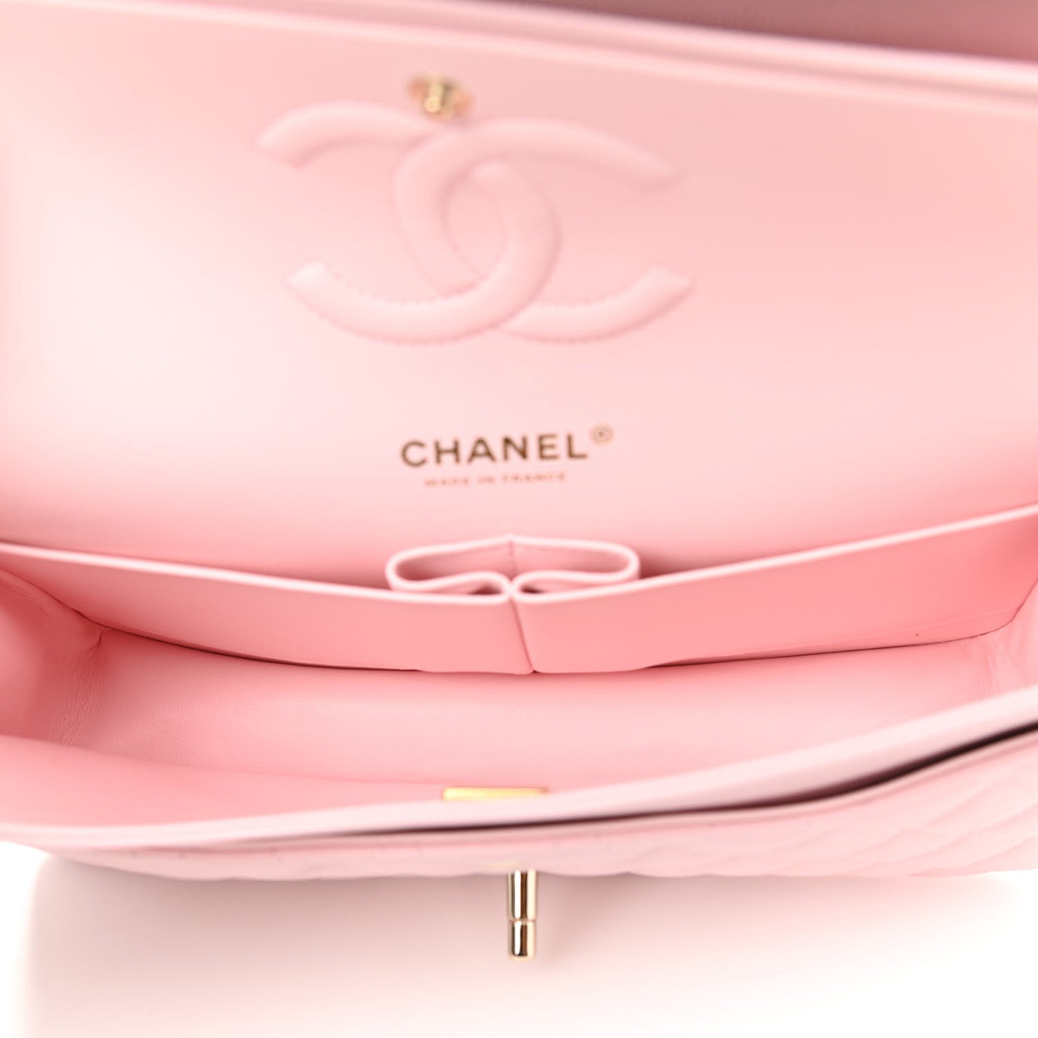 Chanel Caviar Quilted Medium Double Flap Light Pink 5 of 12
