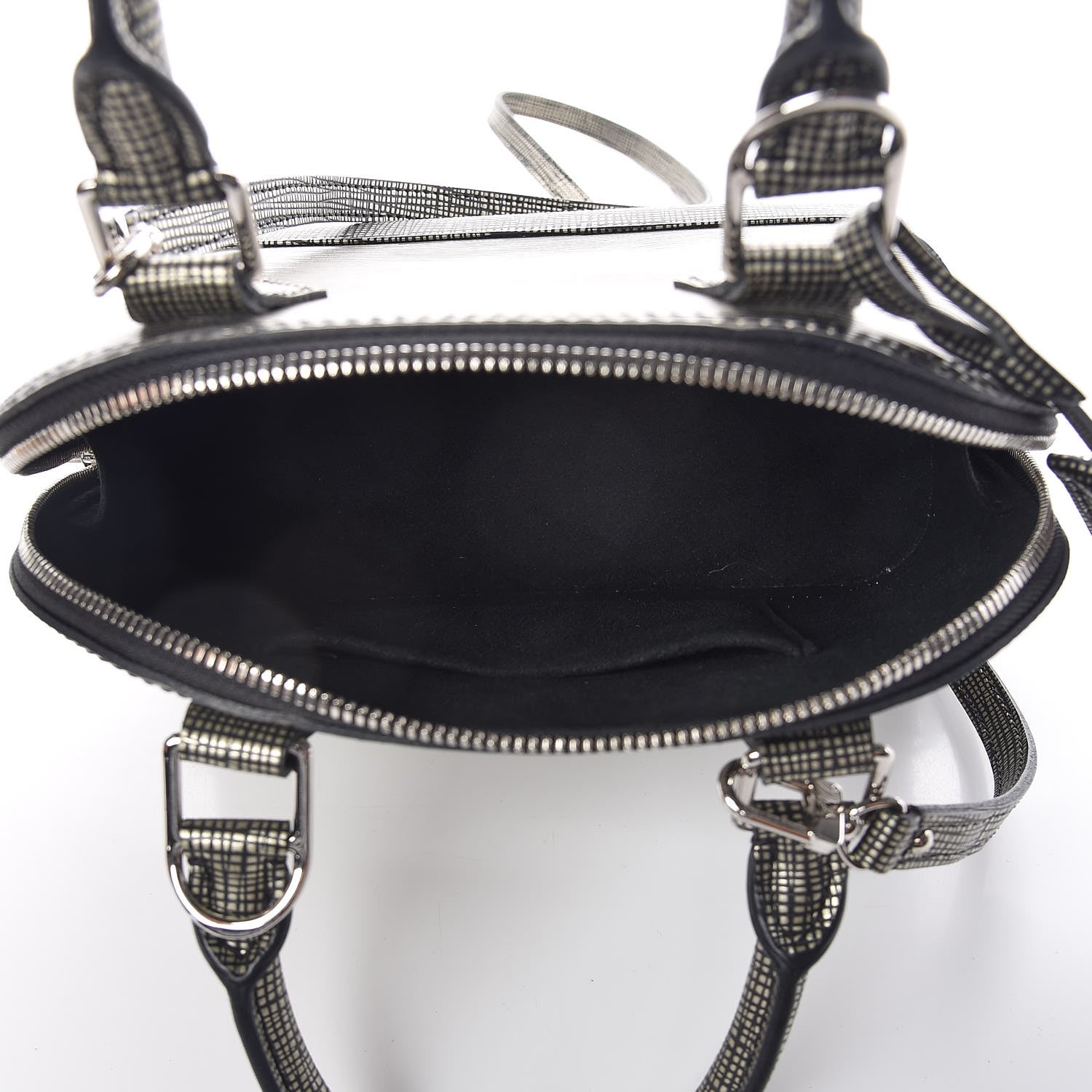 Louis Vuitton Epi Alma BB Platine 6 of 10