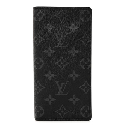 Louis Vuitton Monogram Eclipse Brazza Wallet 1 of 6