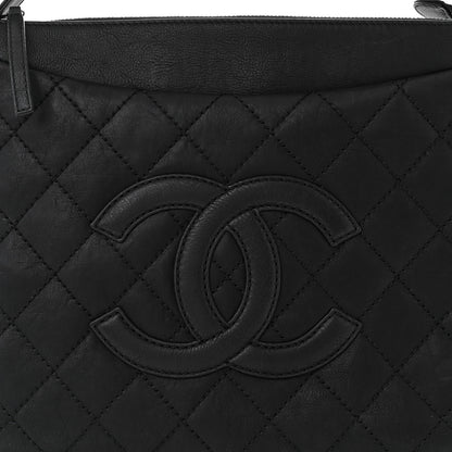 Chanel Calfskin Quilted CC Shoulder Bag Black 8 of 10
