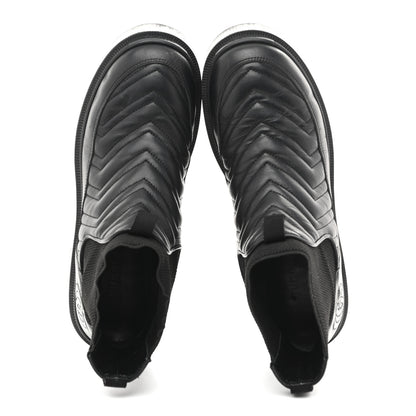 Gucci Calfskin Nappa Matelasse Frances Chelsea Boots 39 Black 2 of 9