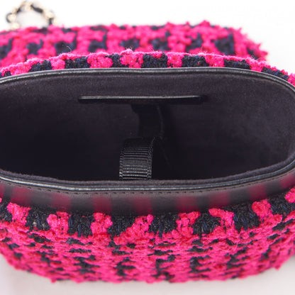 Chanel Tweed Chain Around Phone Holder Pink 6 of 9