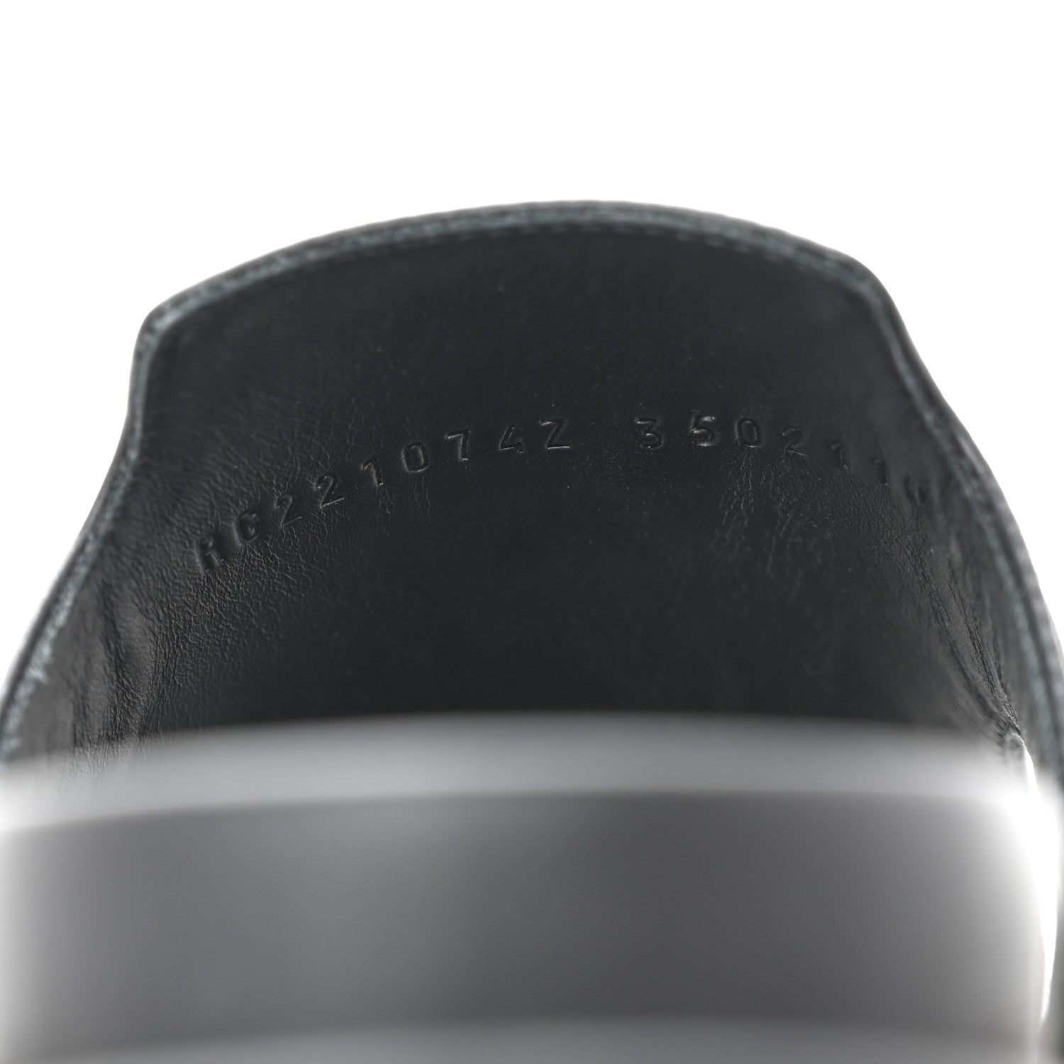 Hermes Calfskin Womens Empire Sandals 35 Black 9 of 10