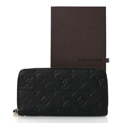 Louis Vuitton Empreinte Zippy Wallet Black 7 of 7