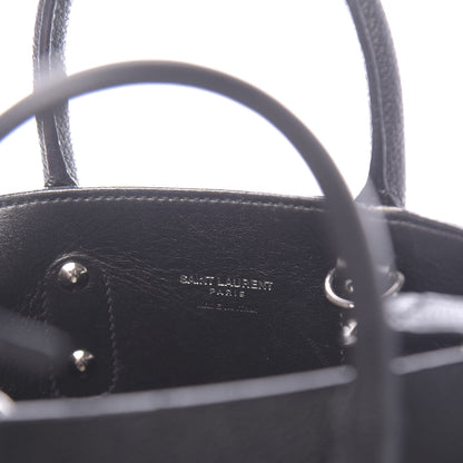 Saint Laurent Grained Calfskin Nano Sac De Jour Black 9 of 11