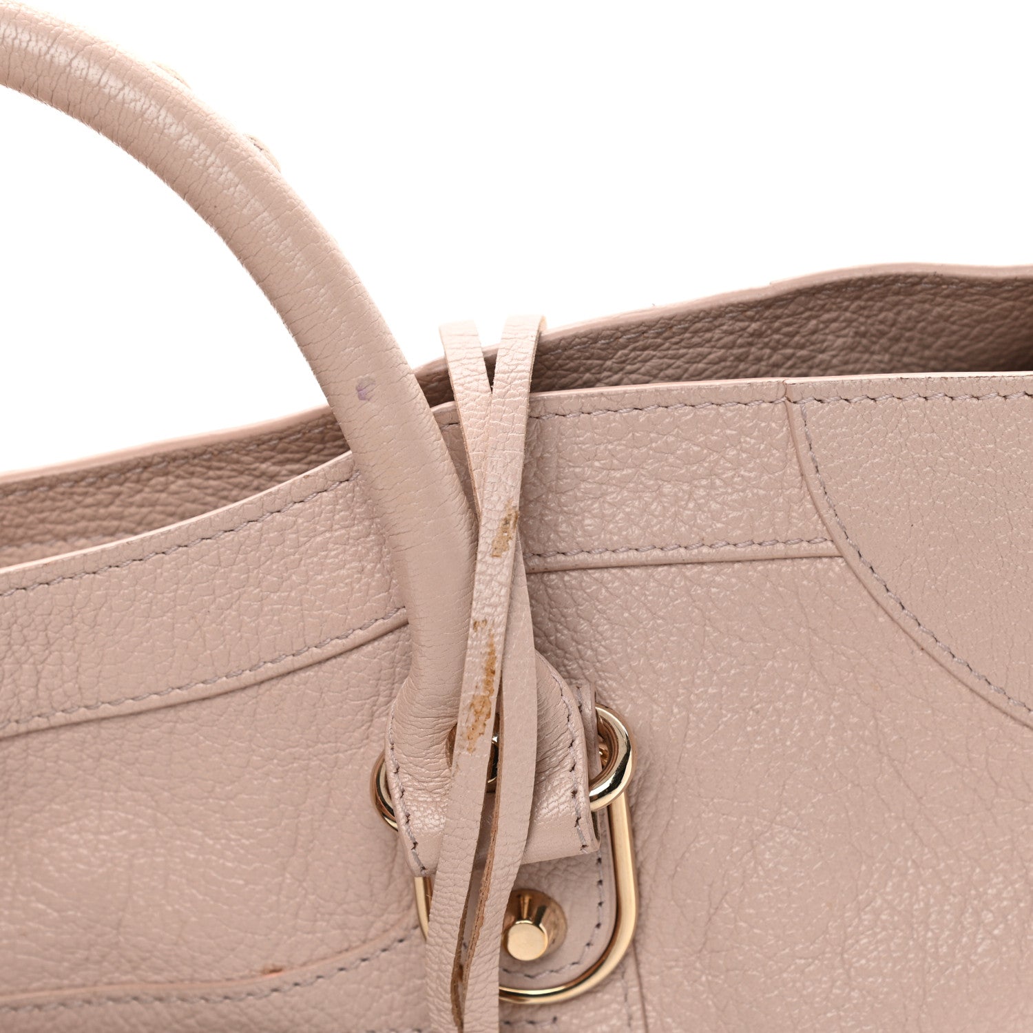 Balenciaga Chevre Gold Metallic Edge Hardware City Rose Aubepine Bois de Rose 11 of 16