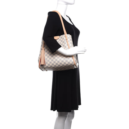 Louis Vuitton Damier Azur Propriano Rose Ballerine 2 of 10