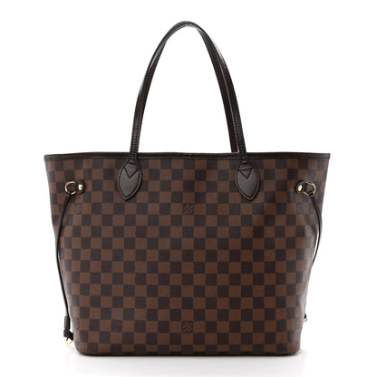 Louis Vuitton Damier Ebene Neo Neverfull MM Rose Ballerine 2 of 14