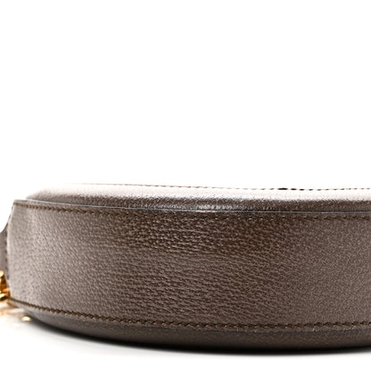 Gucci GG Supreme Monogram Web Mini Ophidia Round Shoulder Bag Brown 9 of 10