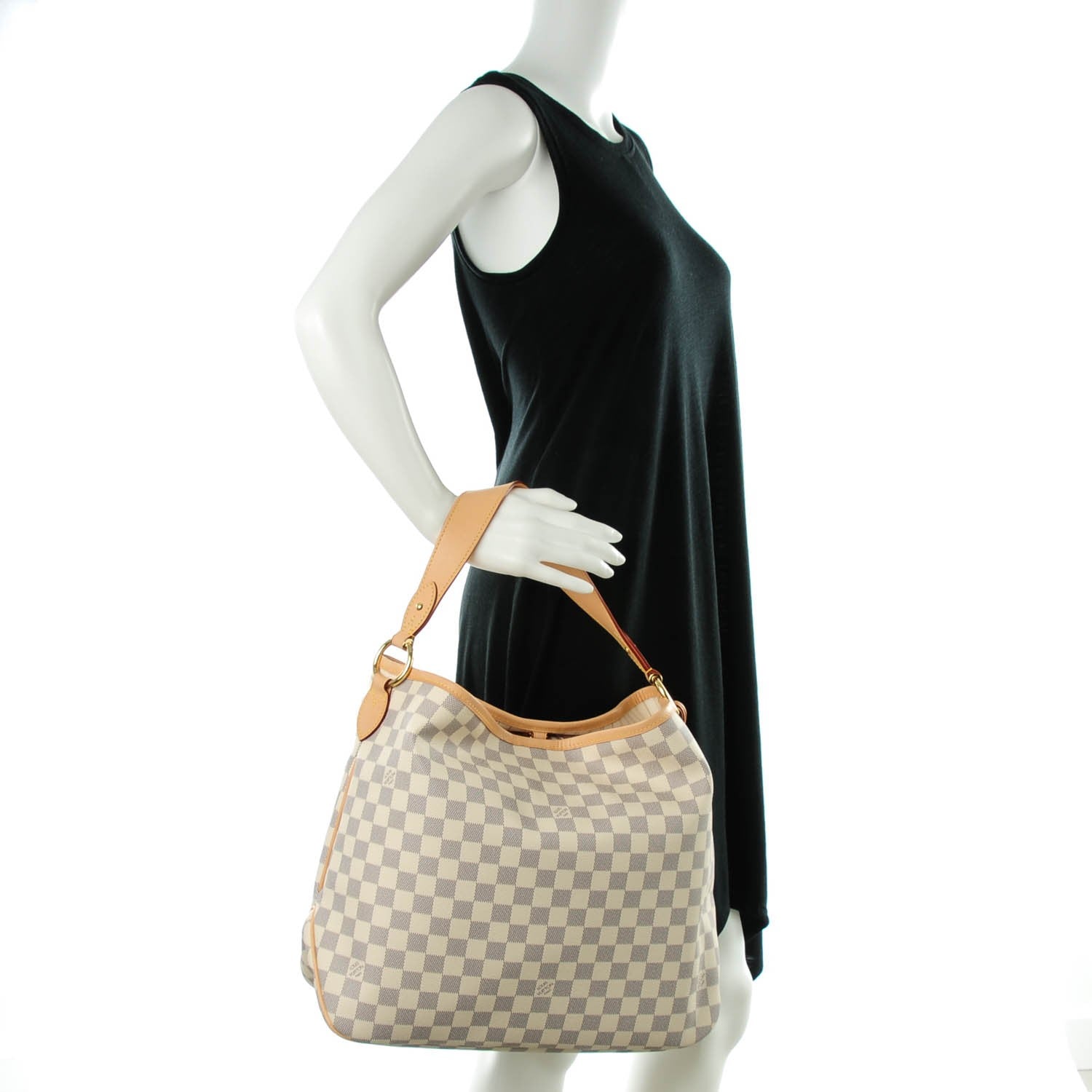 Louis Vuitton Damier Azur Delightful MM 2 of 8