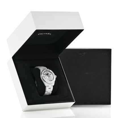 Chanel Stainless Steel Ceramic 38mm J12 Limited Edition Mademoiselle La Pausa Automatic Watch White 5 of 5