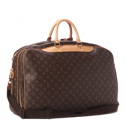 Louis Vuitton Monogram Alize 2 Compartment Luggage Travel Bag 3 of 10