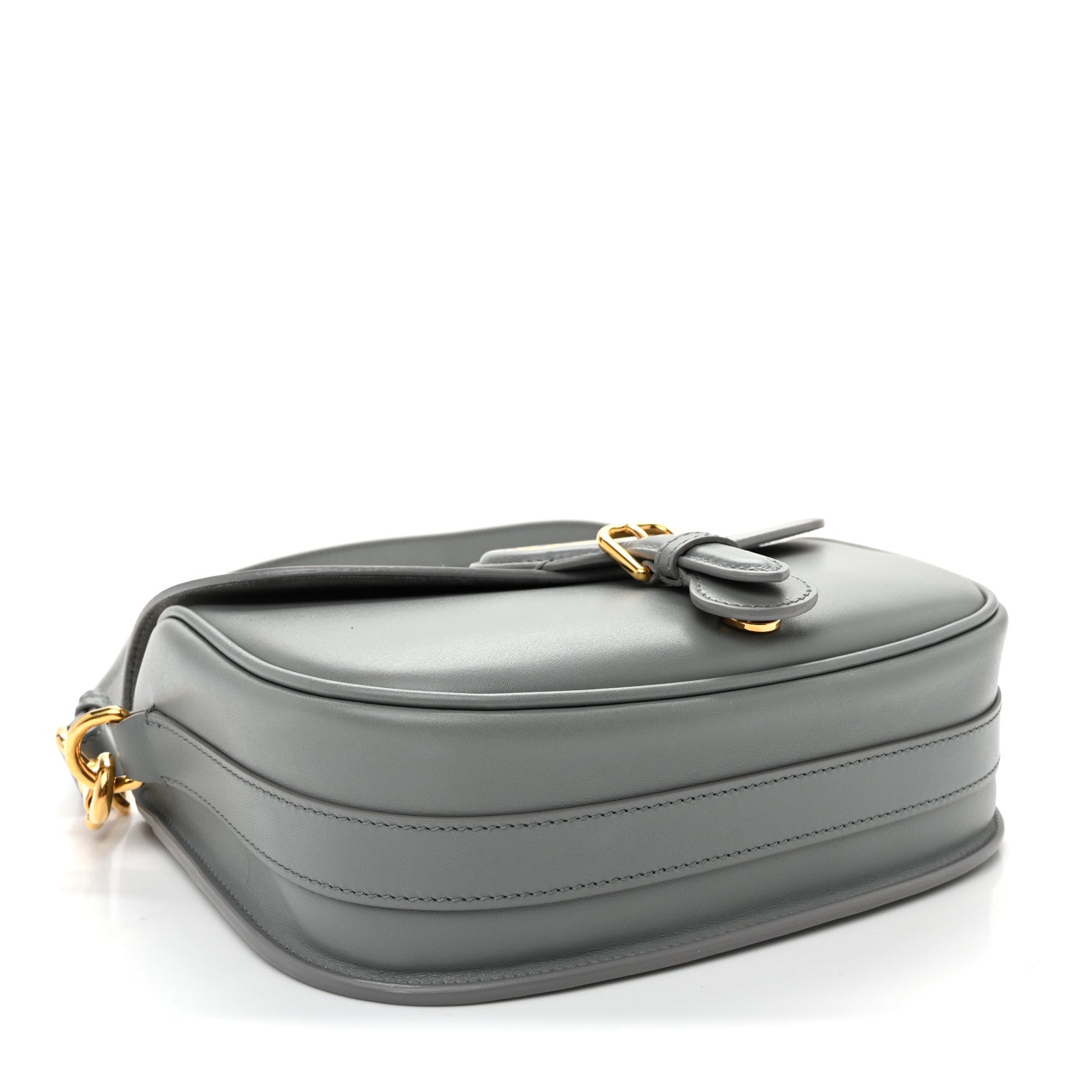 Christian Dior Box Calfskin Medium Bobby Flap Gray 1928631