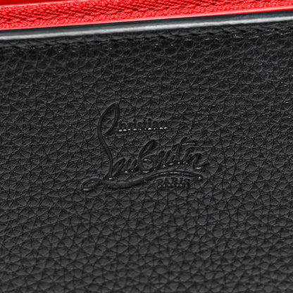 Christian Louboutin Grained Calfskin Spikes Loubinthesky Paloma Wallet On Chain Black Multimetal 6 of 9