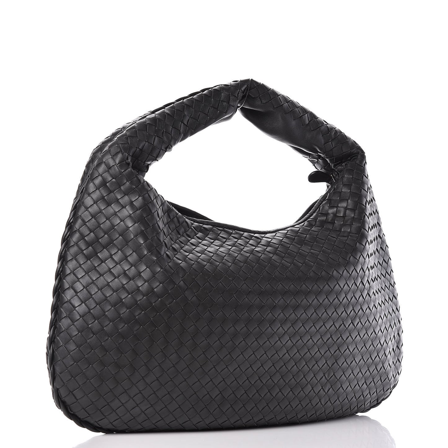 Nappa Intrecciato Large Veneta Hobo Ardoise
