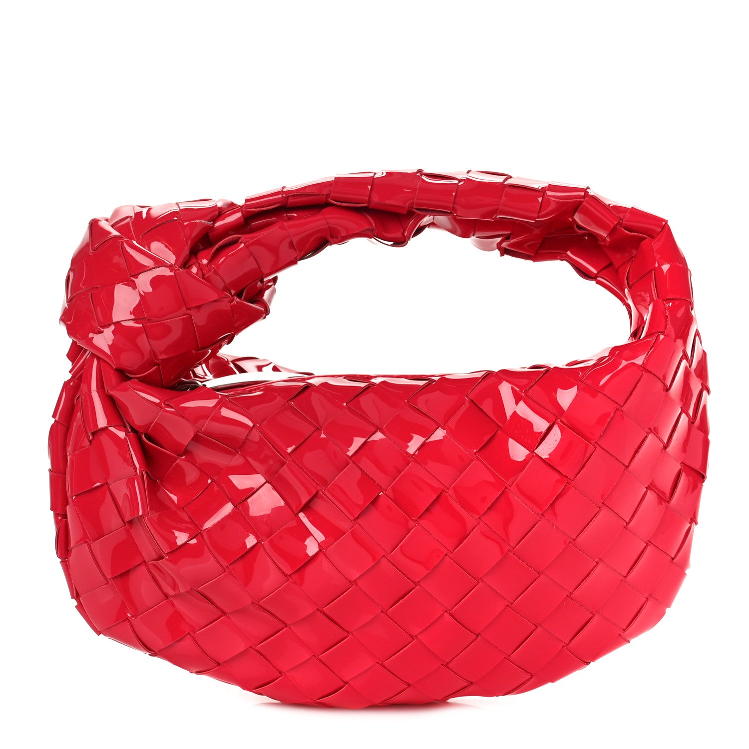 Bottega Veneta Patent Nappa Intrecciato Mini Jodie Candy Stripe 1 of 8