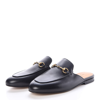 Gucci Calfskin Womens Princetown Slippers 38 Black 3 of 7