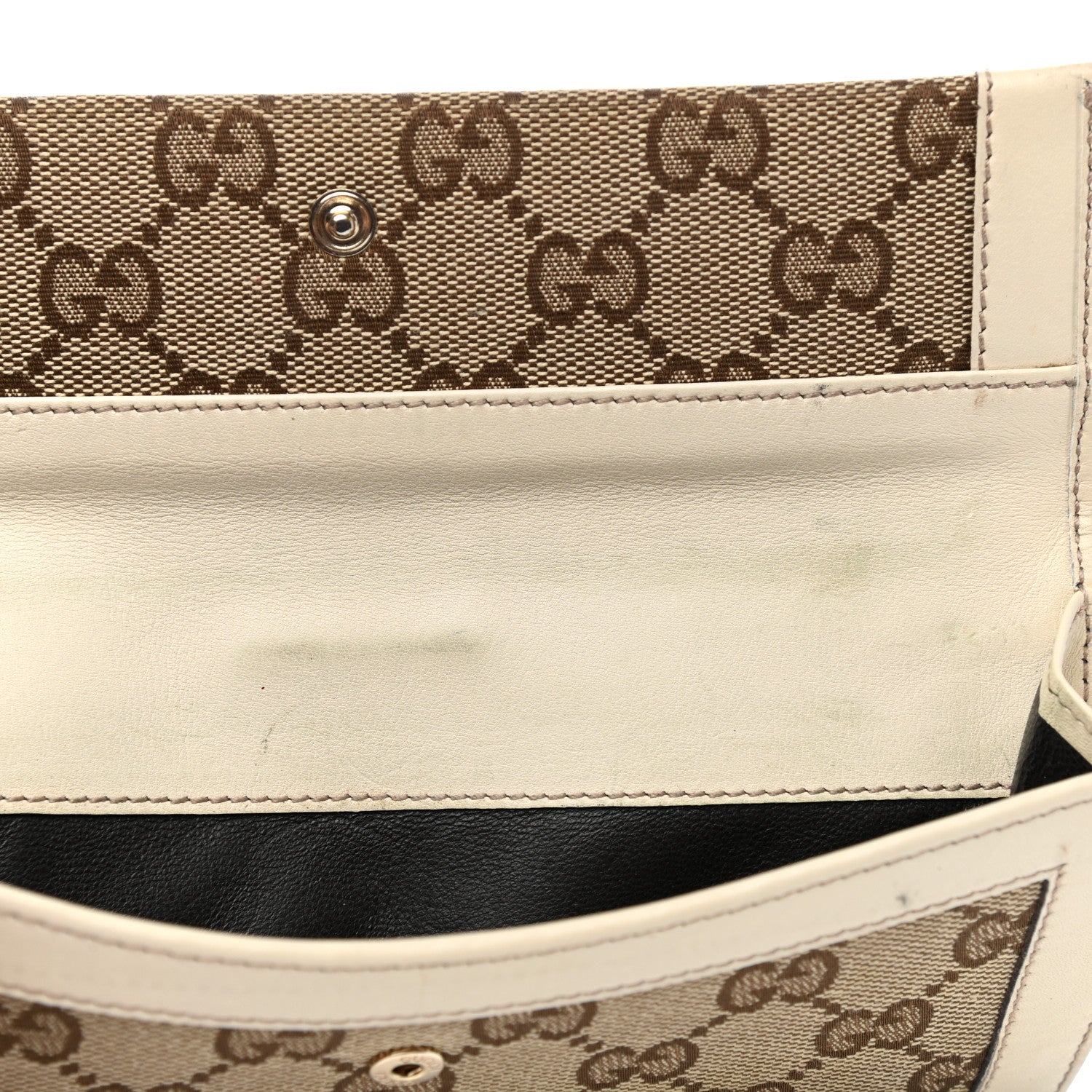 Gucci Monogram Continental Flap Wallet Off White 11 of 17