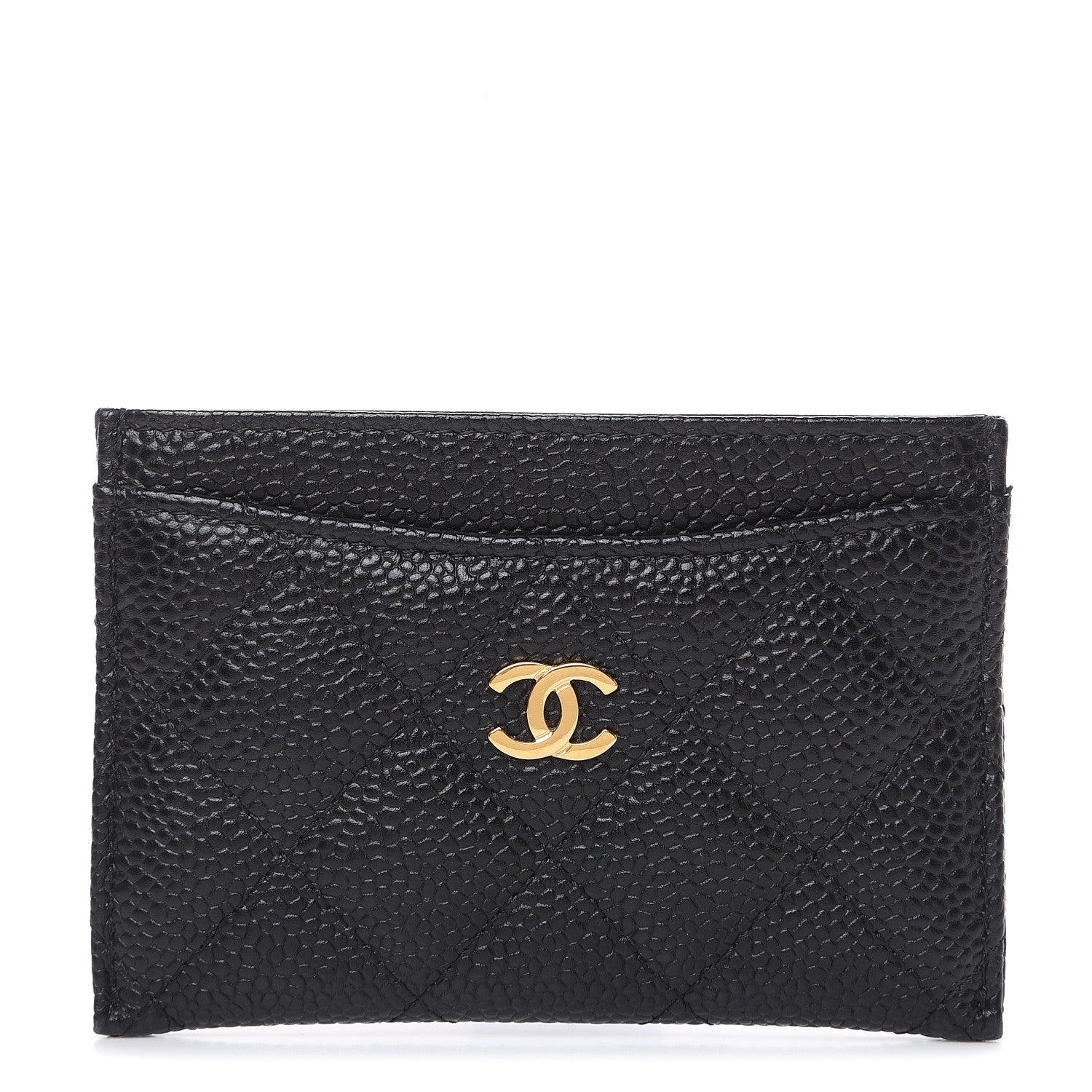 Chanel Caviar Quilted Card Holder Black 1 of 9