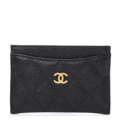 Chanel Caviar Quilted Card Holder Black 1 of 9