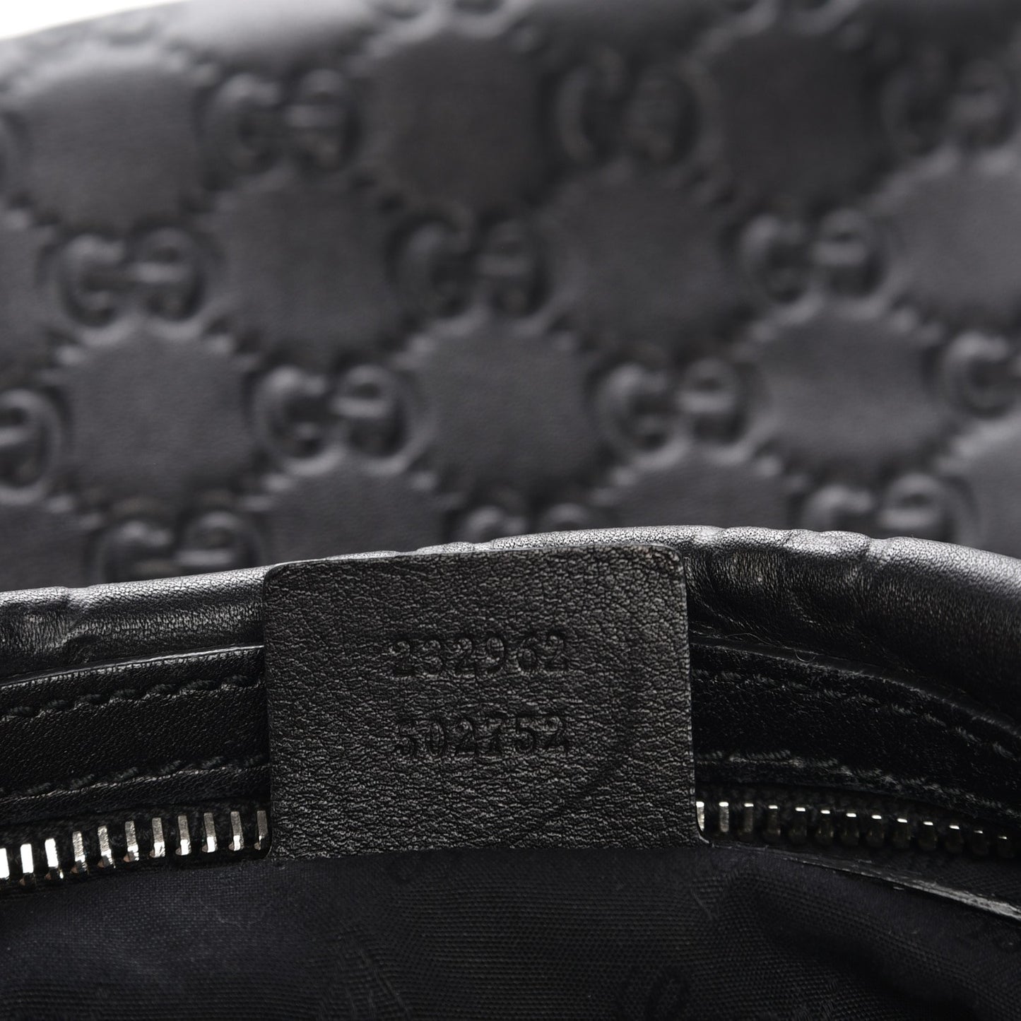 Guccissima Medium GG Twins Hobo Black