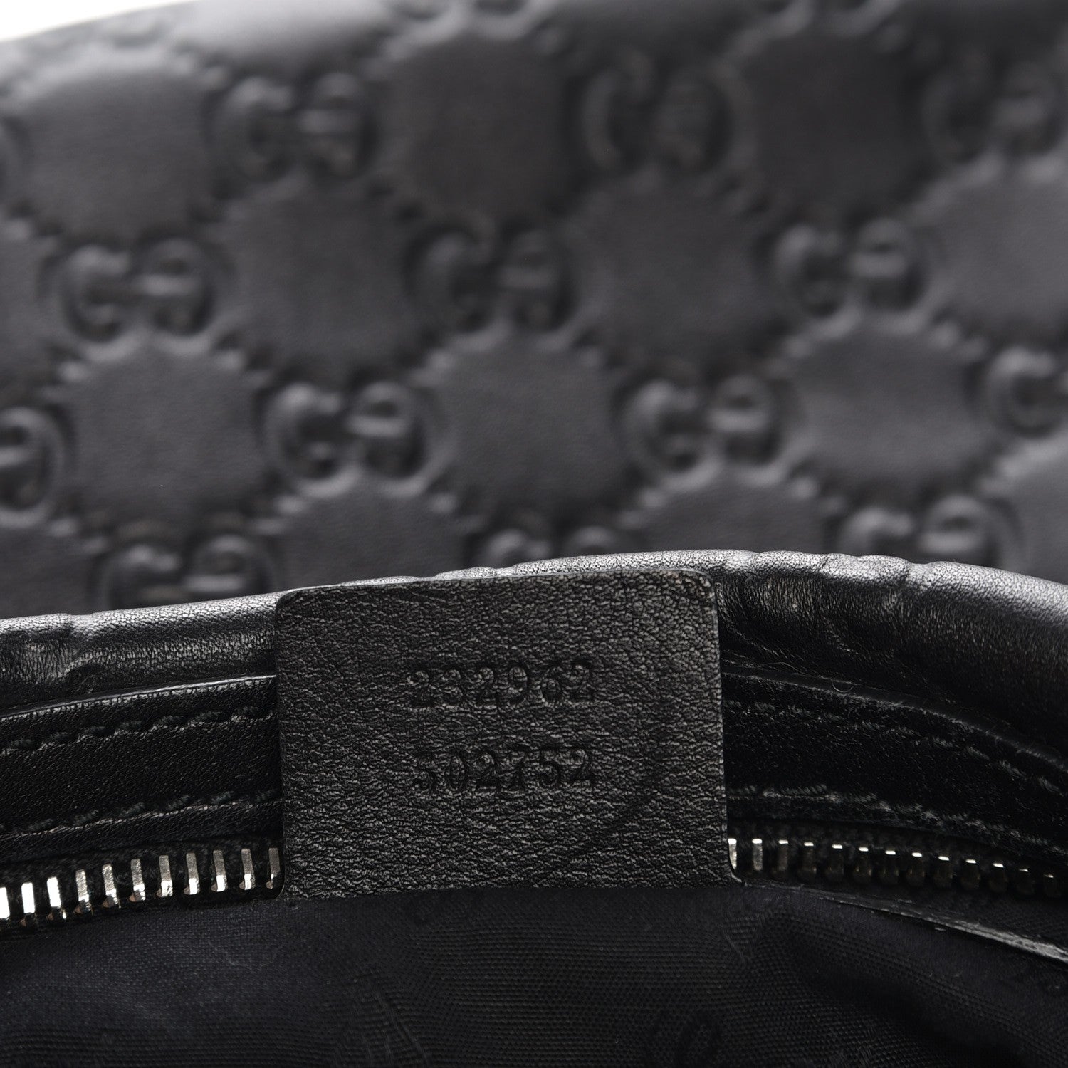 Gucci Guccissima Medium GG Twins Hobo Black 7 of 9