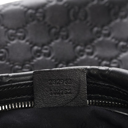 Gucci Guccissima Medium GG Twins Hobo Black 7 of 9