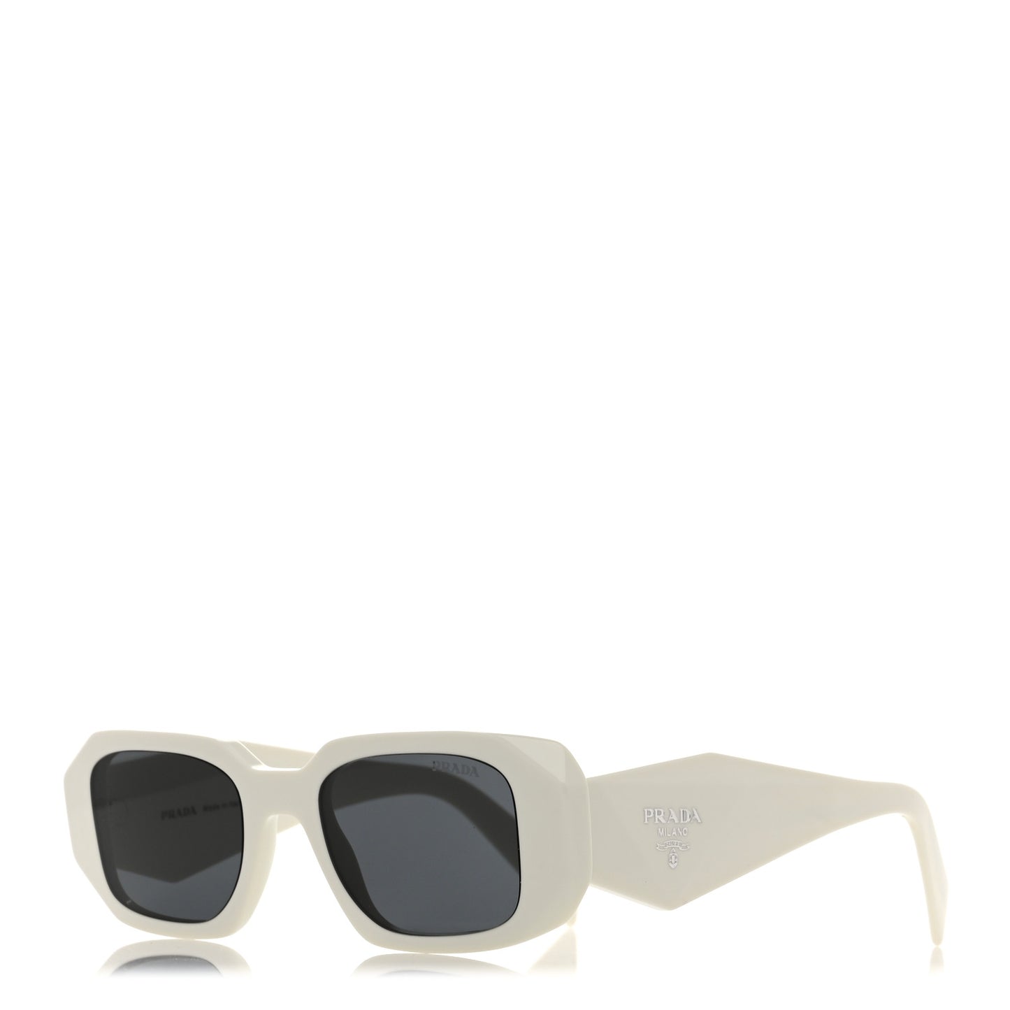 Acetate Symbole Sunglasses SPR 17W White