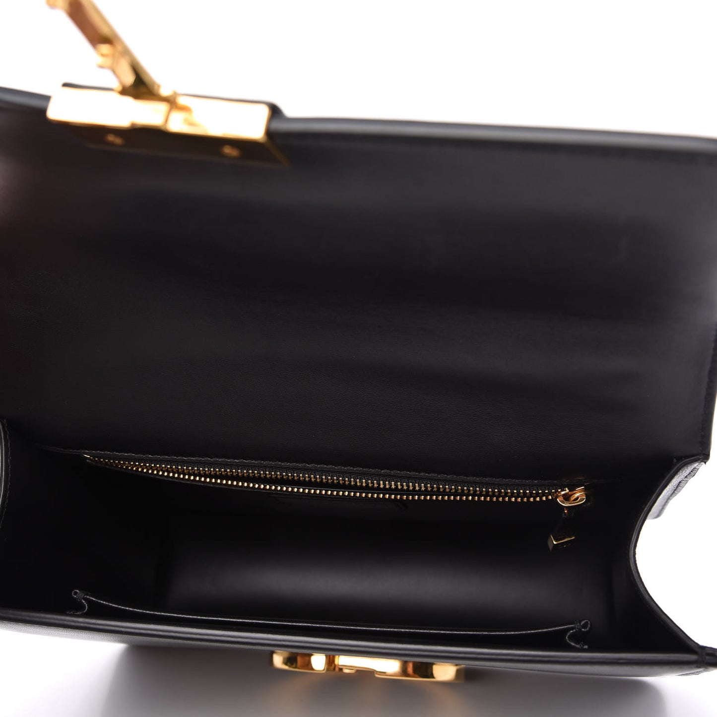 Smooth Calfskin 30 Montaigne Flap Bag Black