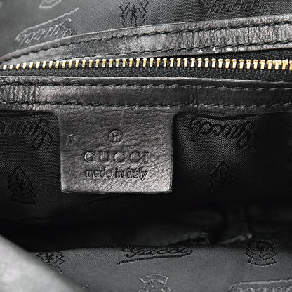 Gucci Patent Medium Hysteria Top Handle Bag Black 6 of 14