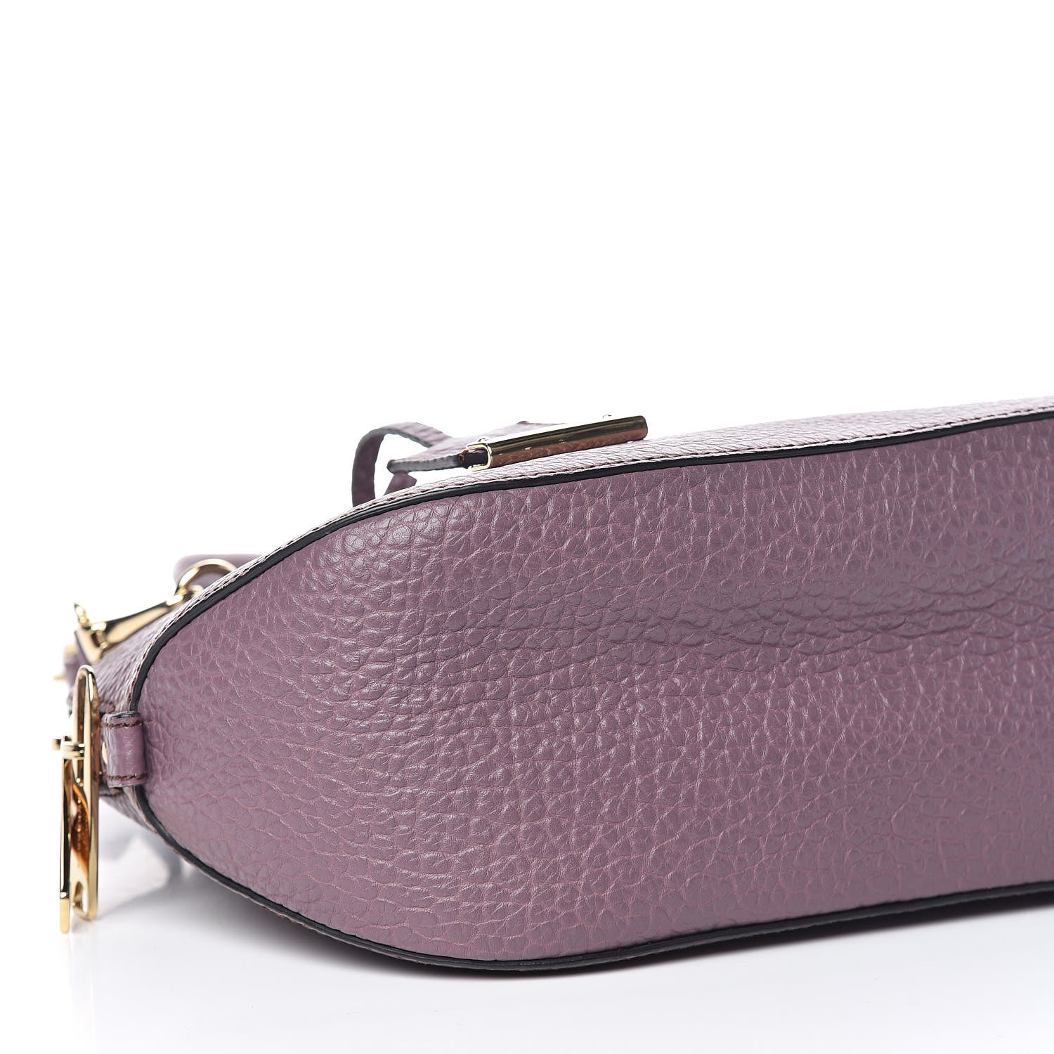 Burberry Heritage Grain Small Orchard Bowling Bag Purple 9 of 11