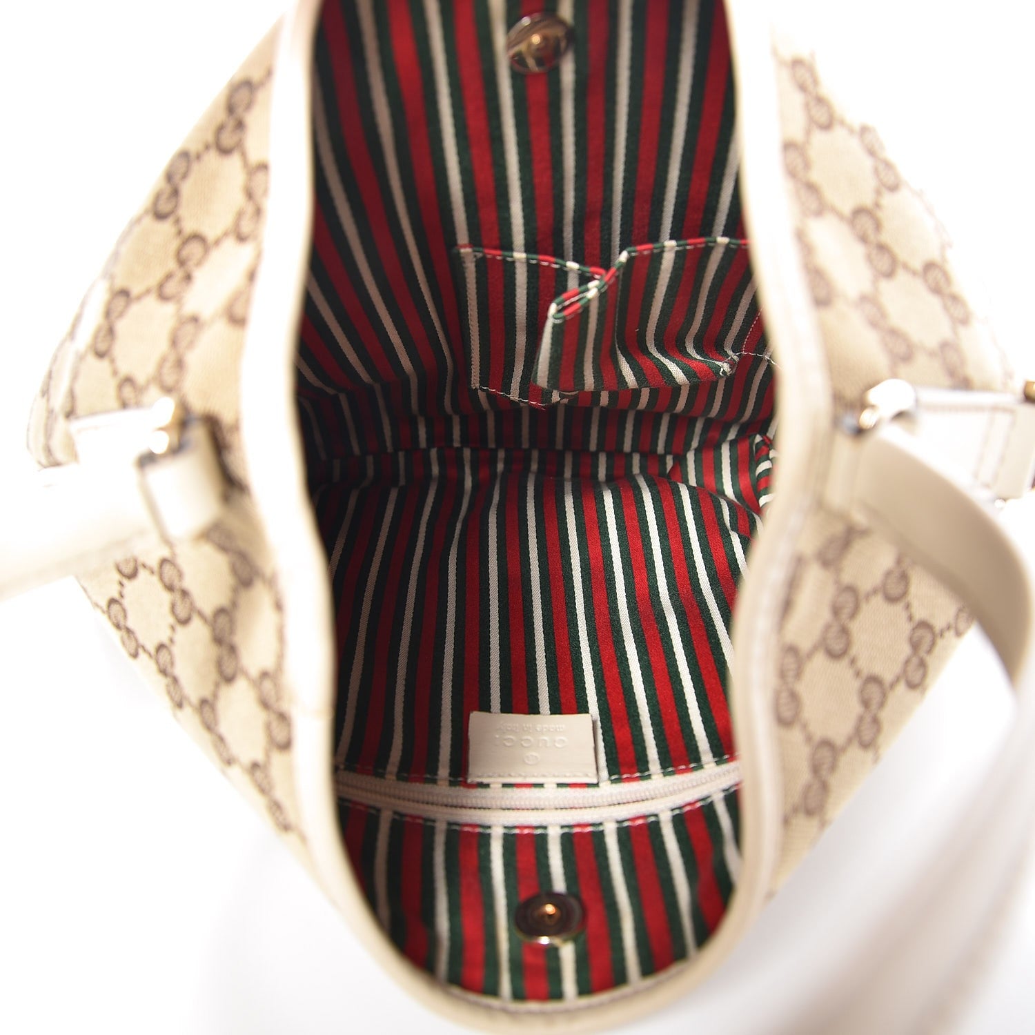 Gucci Monogram Medium New Britt Hobo Off White 5 of 10