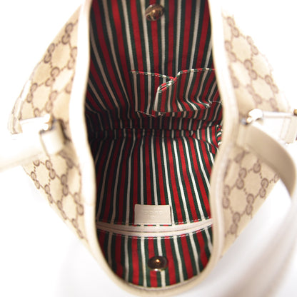 Gucci Monogram Medium New Britt Hobo Off White 5 of 10