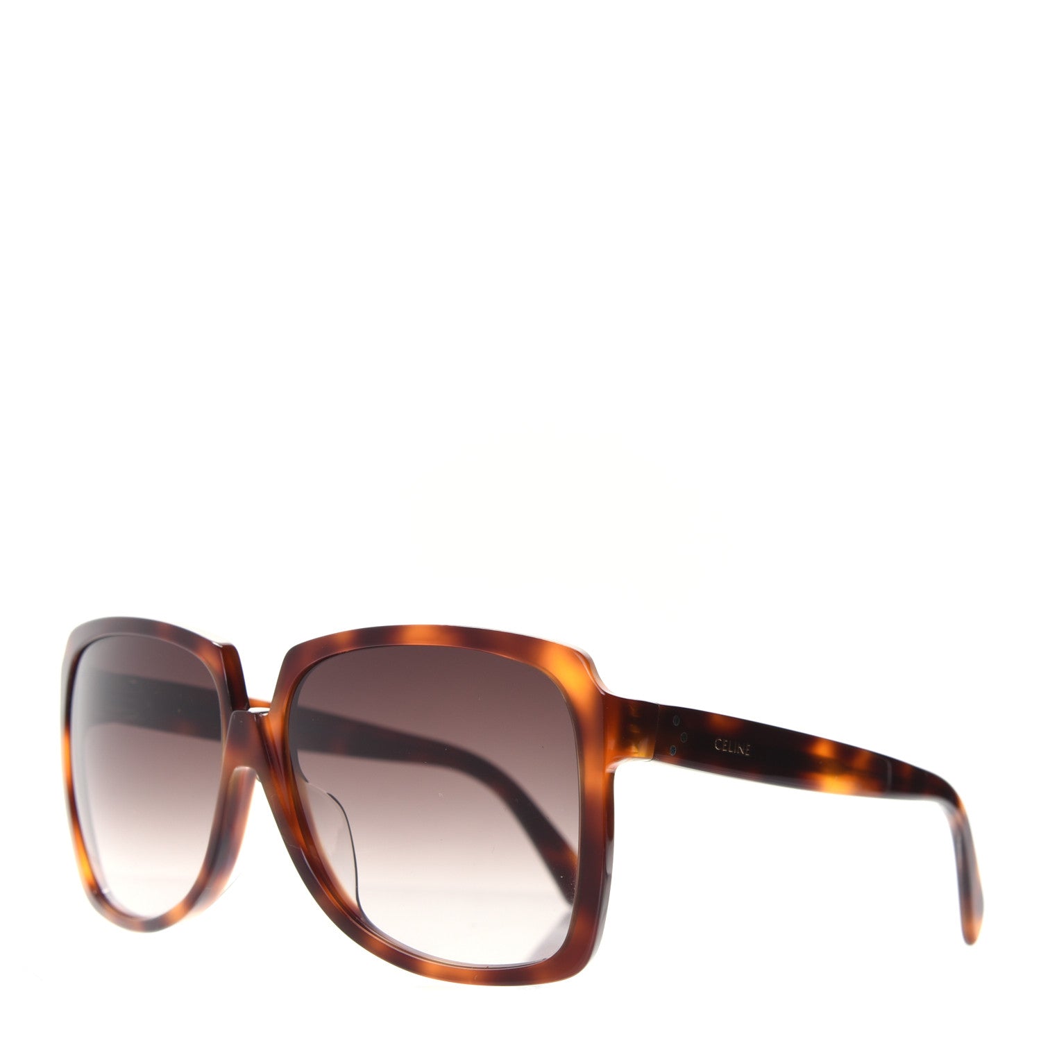 Celine Acetate Oversized Sunglasses CL40146F Havana 1 of 6