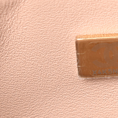 Chanel Lambskin Quilted Mini Top Handle Rectangular Flap Beige 7 of 11