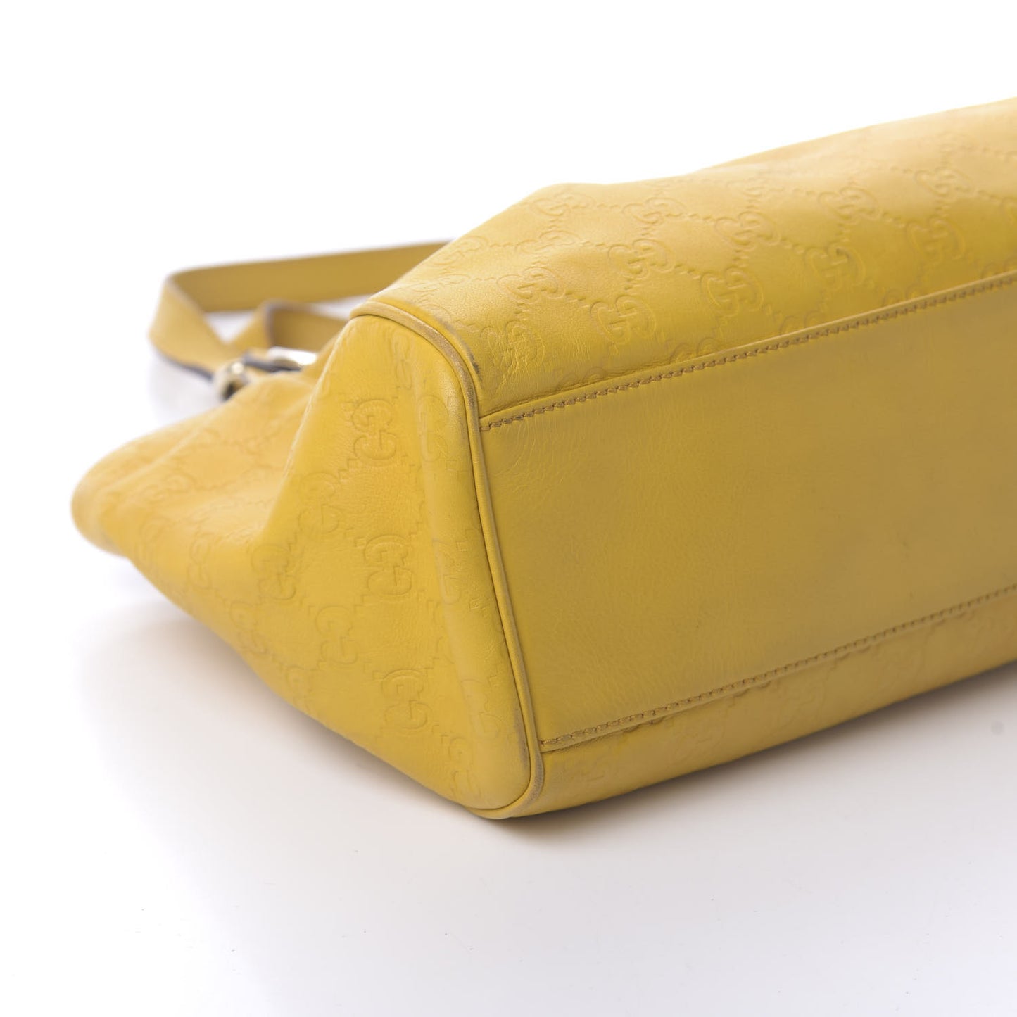 Guccissima Charmy Shoulder Bag Yellow
