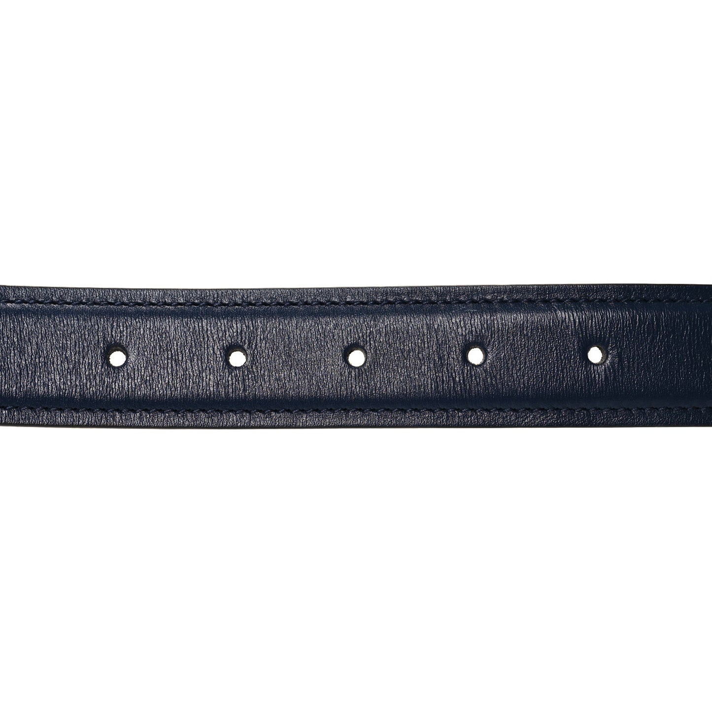 Lux Calfskin Blondie Interlocking G 30mm Belt 90 36 Blue Agata