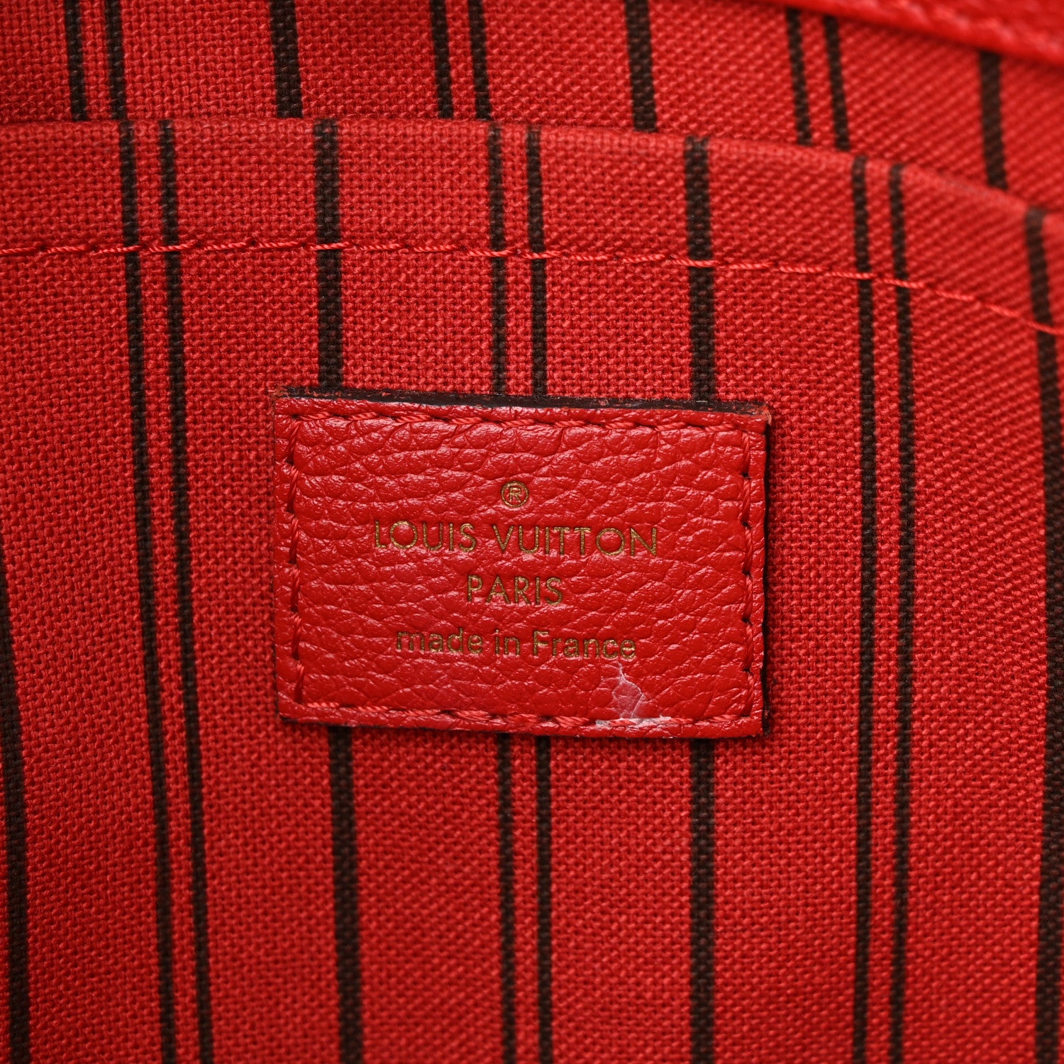 Louis Vuitton Empreinte Montaigne MM Cherry 6 of 9
