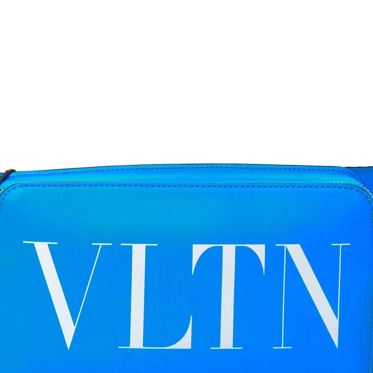 Valentino Garavani Calfskin VLTN Belt Bag Blue 9 of 9