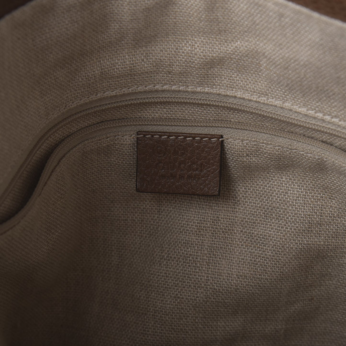 Soft GG Monogram Large Margaux Hobo Brown
