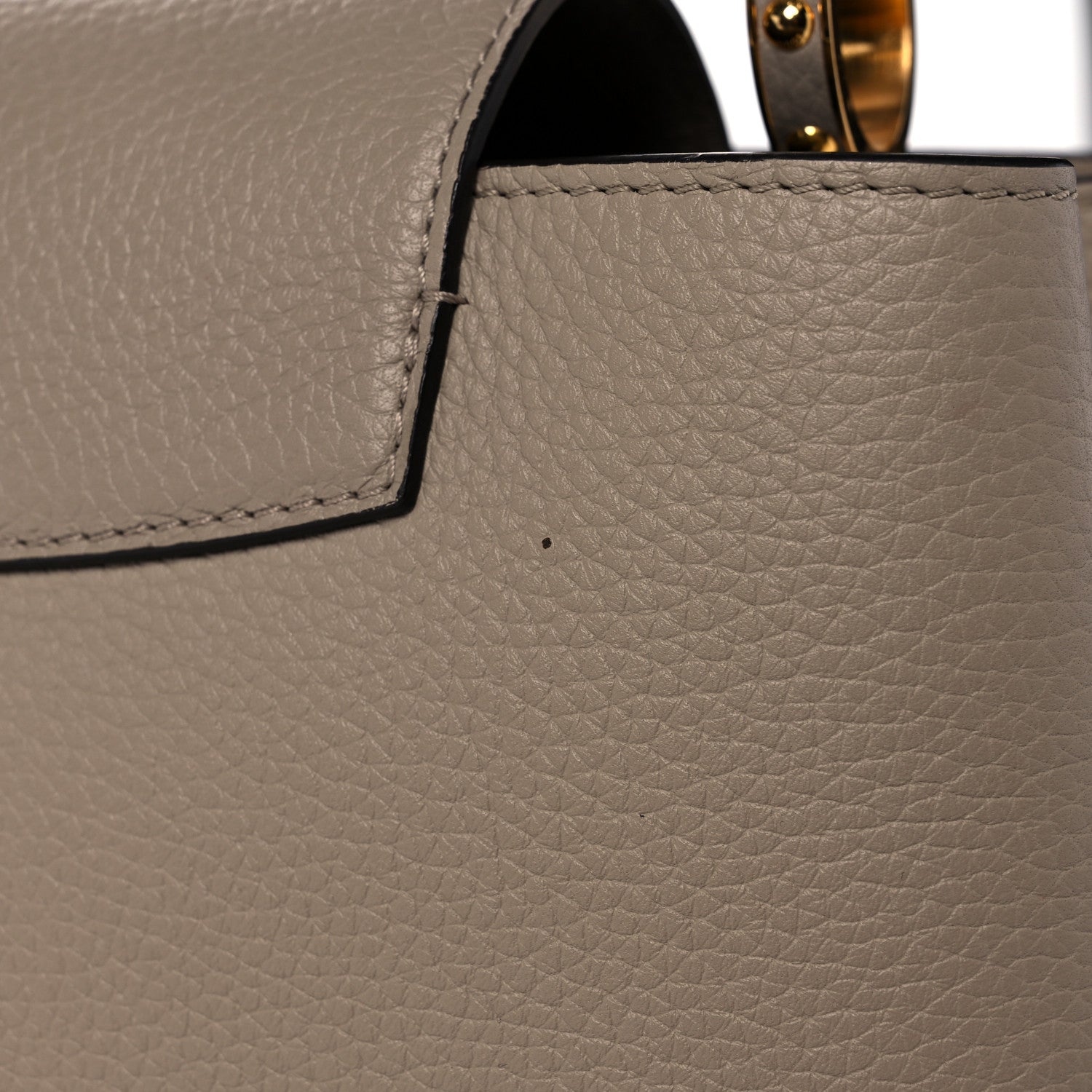 Louis Vuitton Taurillon Capucines PM Galet 11 of 14