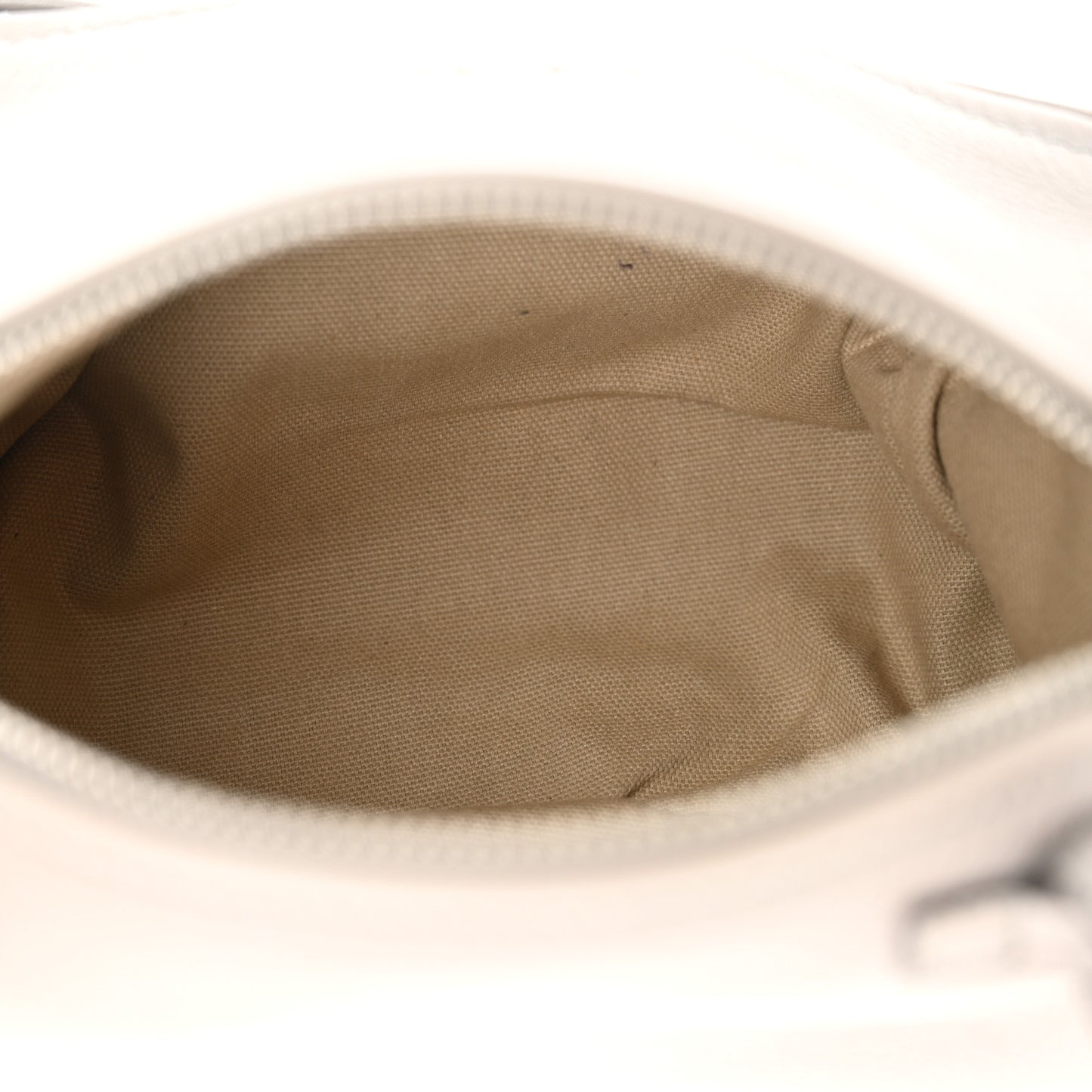 Grained Calfskin Mini Pandora Heather Grey