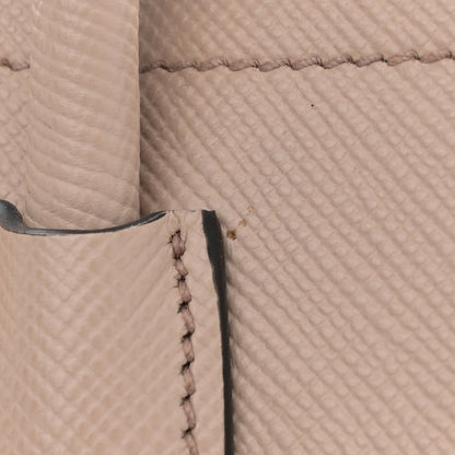 Prada Saffiano Cuir Medium Double Bag Cammeo Black 10 of 13