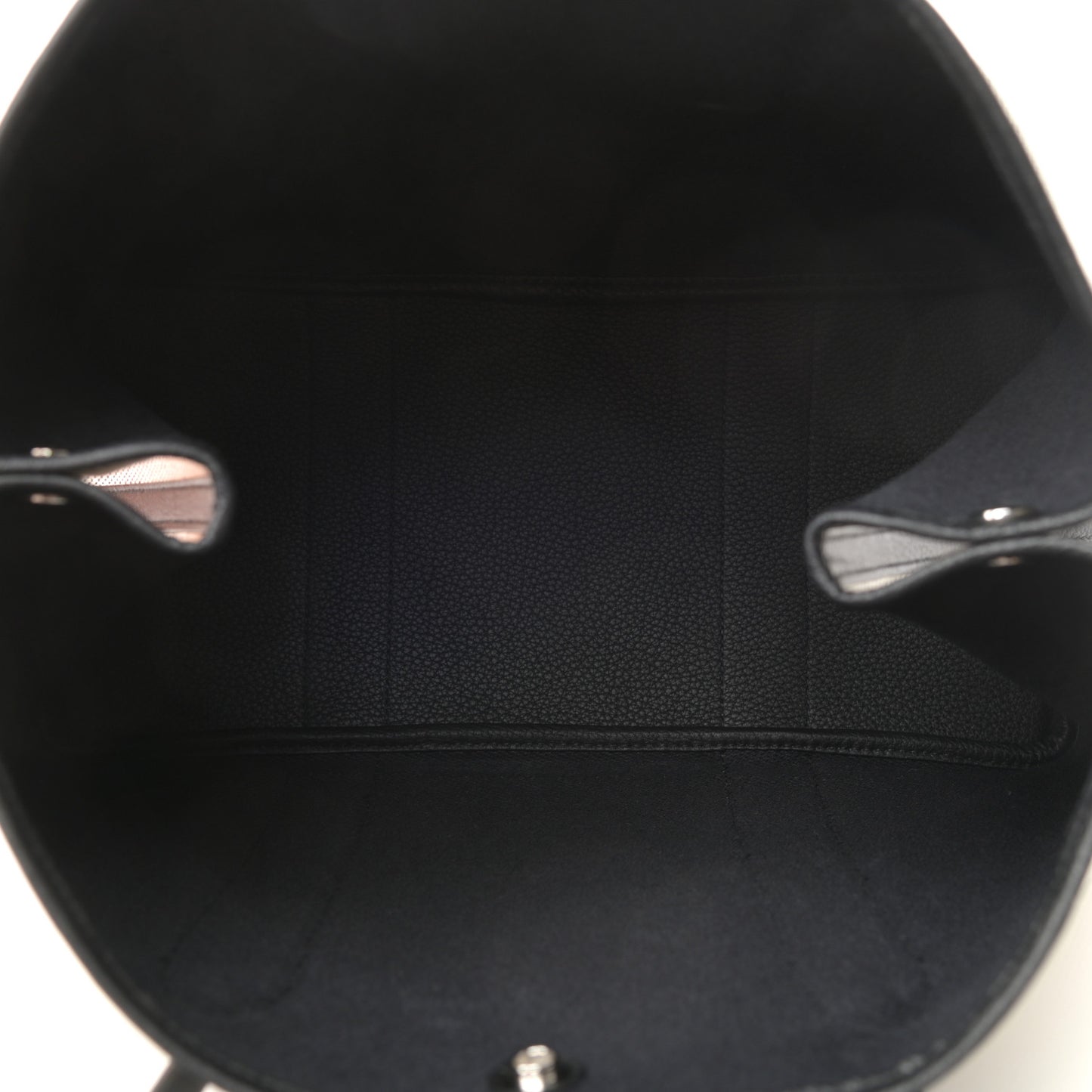 Twill H Negonda Garden Party 36 MM Tote Ecru Black