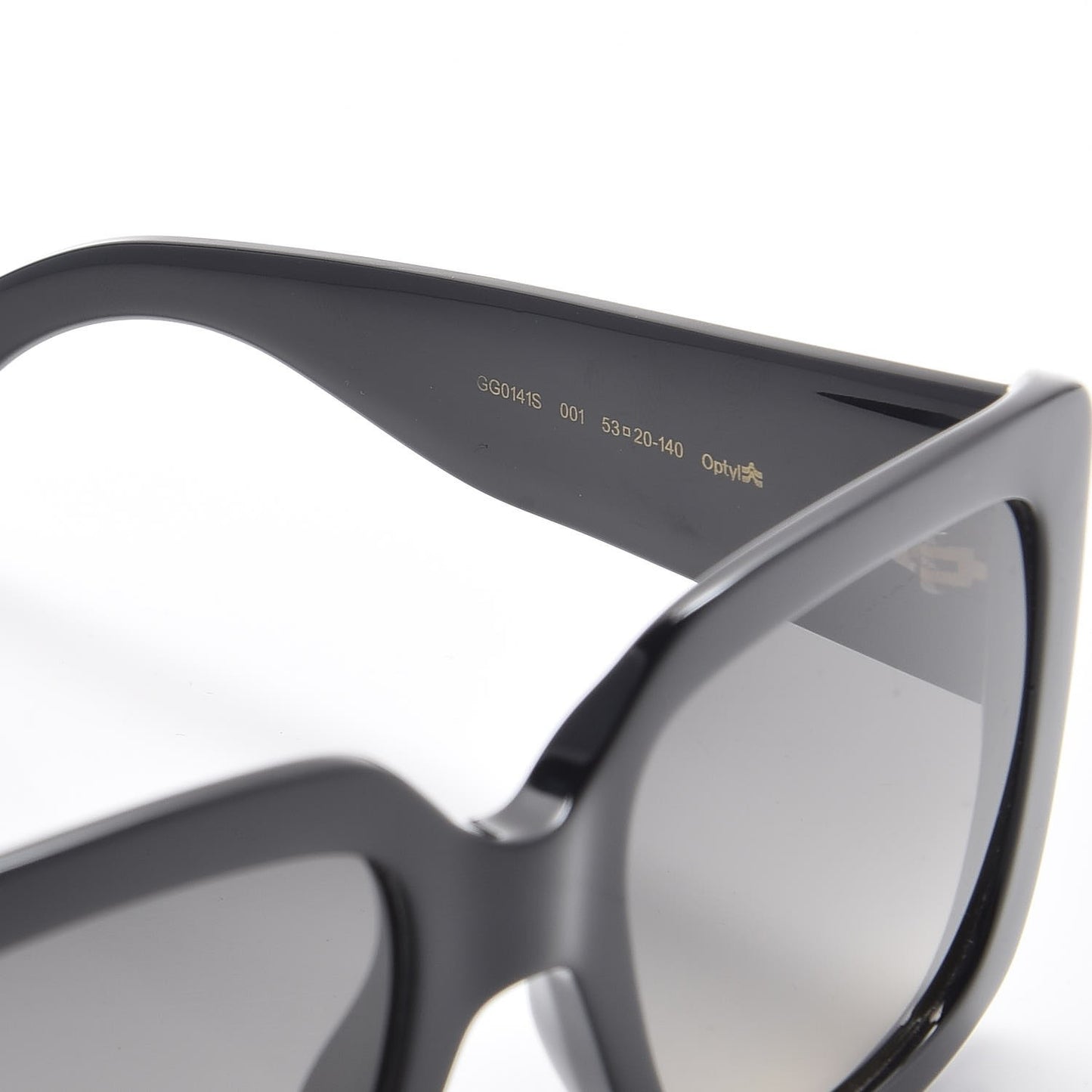 Square Optyl GG0141 Sunglasses Black